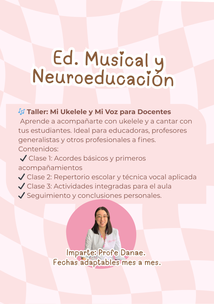 Mi Ukelele y Mi Voz para Docentes