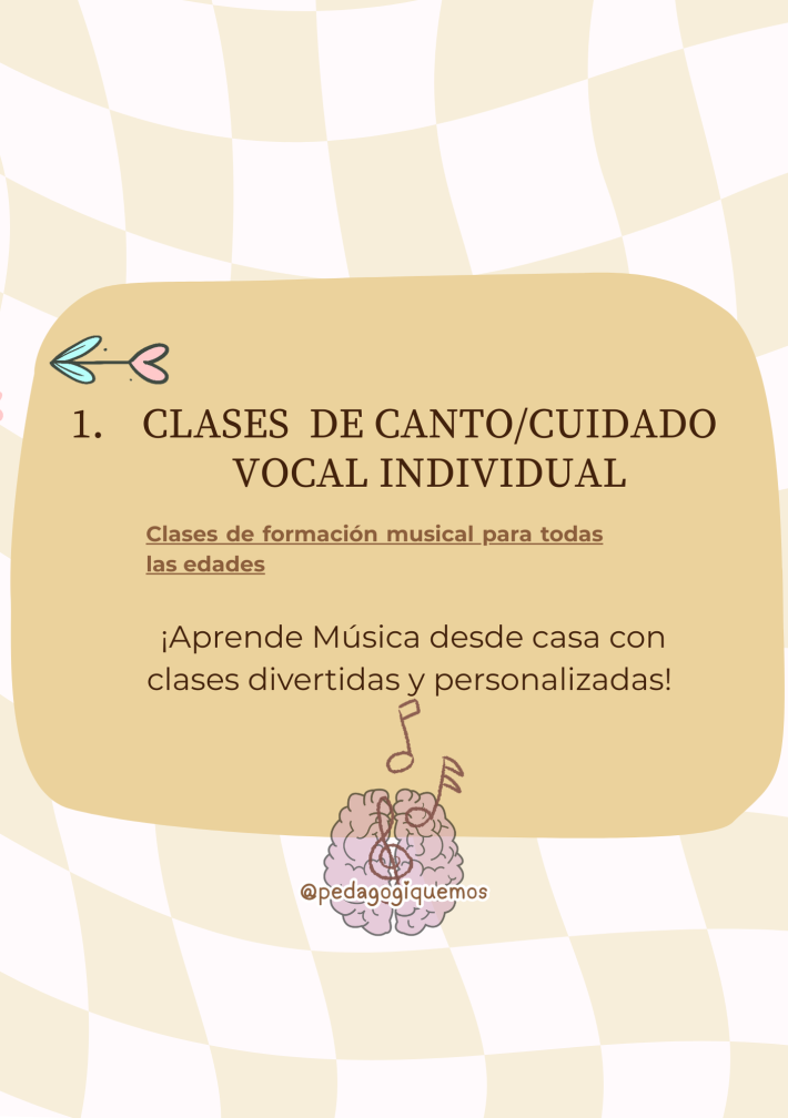 Clases de Canto/ Cuidado Vocal Individuales
